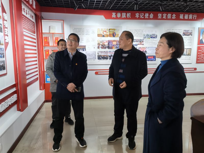 縣組織部領導蒞臨公司指導非公黨建工作